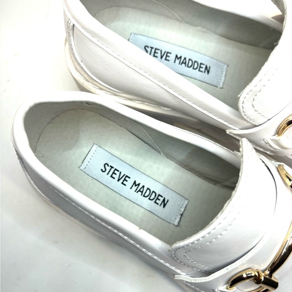 Steve Madden Approach White Platform Loafers | 36 - Picture 6 of 9
